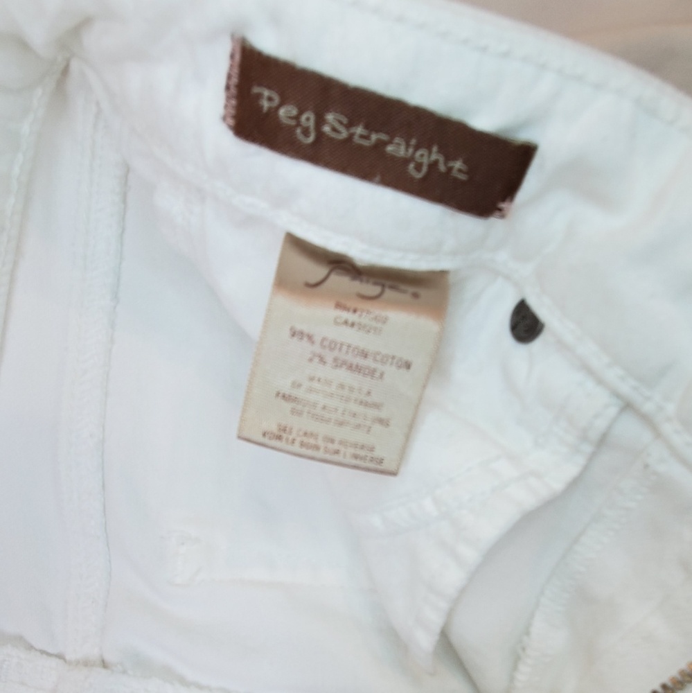 Paige peg straight white jeans - Picture 5 of 6